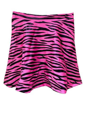 Pink Tiger Skater Skirt (Medium)