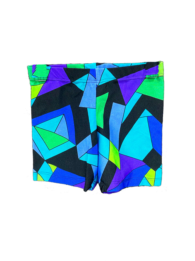 Blue Kaleidoscope Kids Shorts