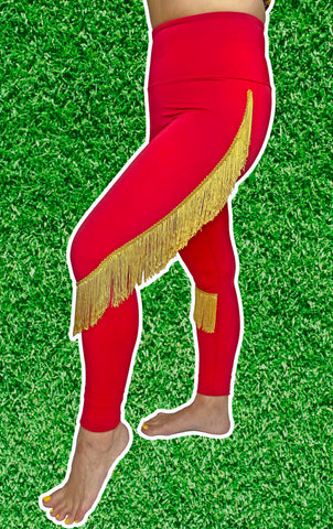 49ers Fringe Leggings