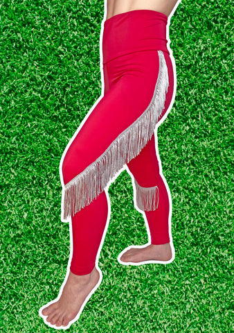 Alabama Roll Tide Fringe Leggings