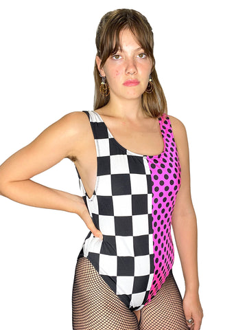 Dots + Checkers Bodysuit