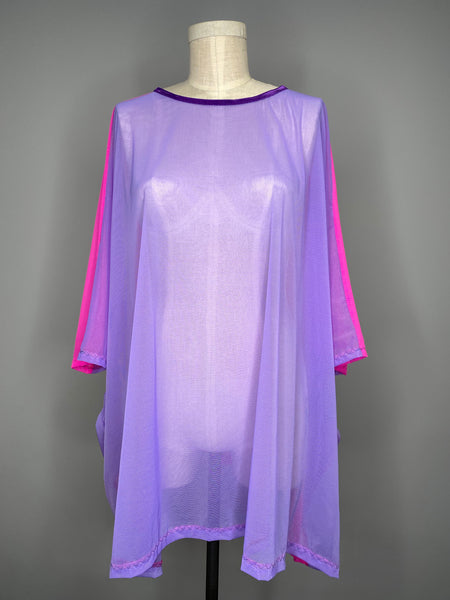 Pink and Lilac Mesh Tent Dress