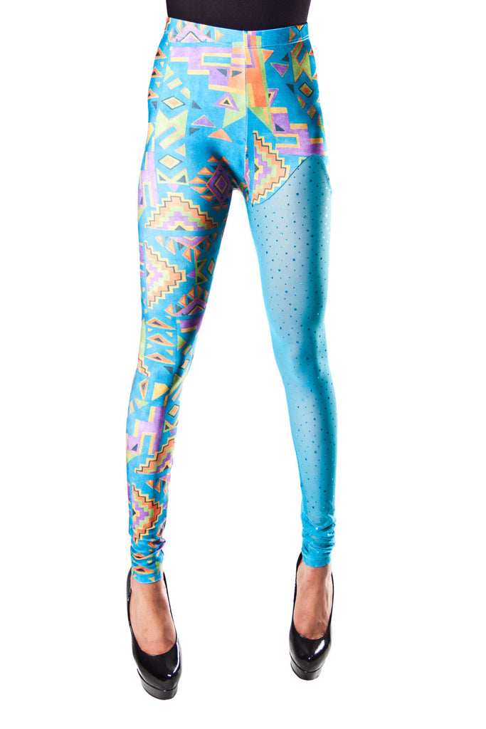 Lobotomy Blue Leggings