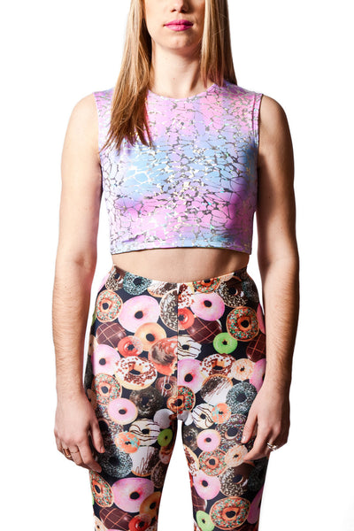 Cotton Candy Reversible Crop Top