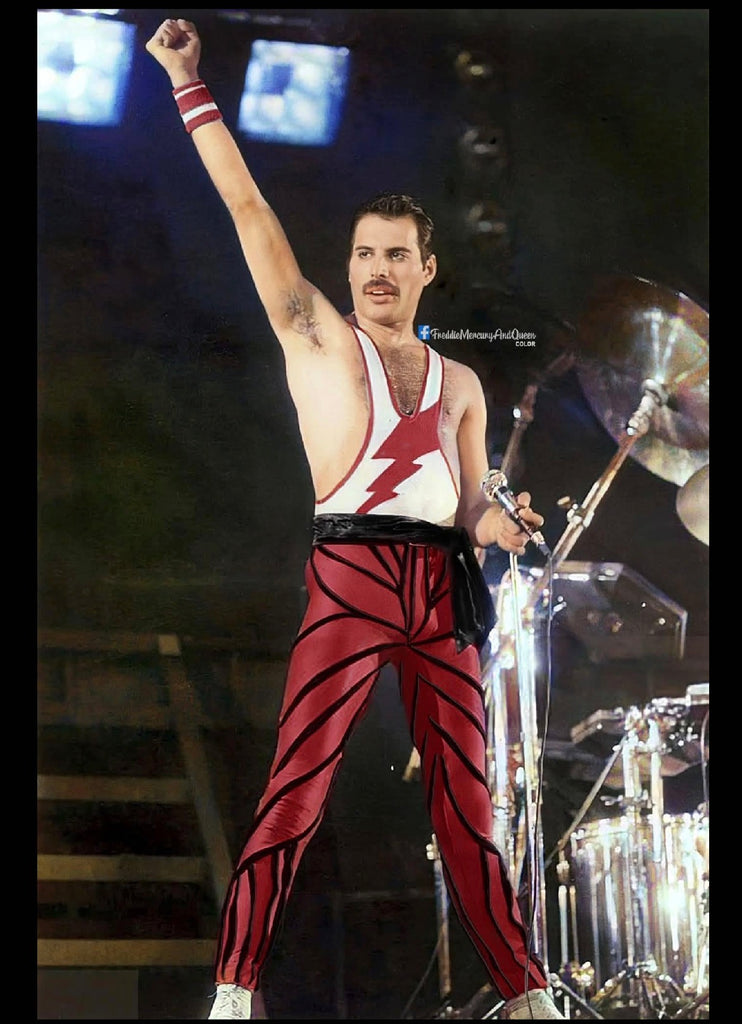 Custom Freddie Mercury Web Leggings