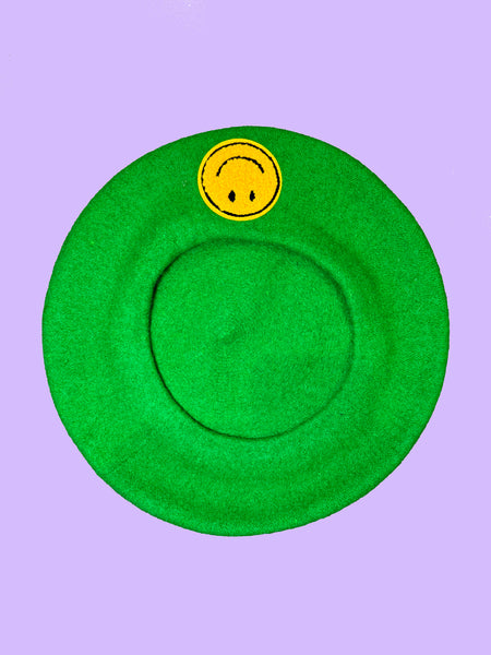 Smiley Face Berets (Multiple Colors!)