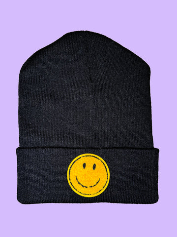 Smiley Face Beanies (multiple color ways!)