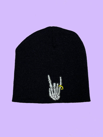 Skull Hand Beanie