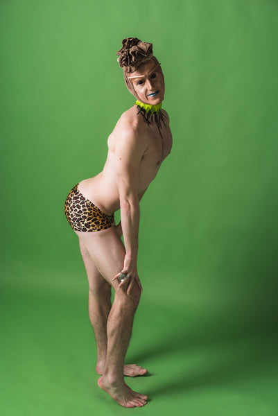 Leopard Mens Speedo Shorts