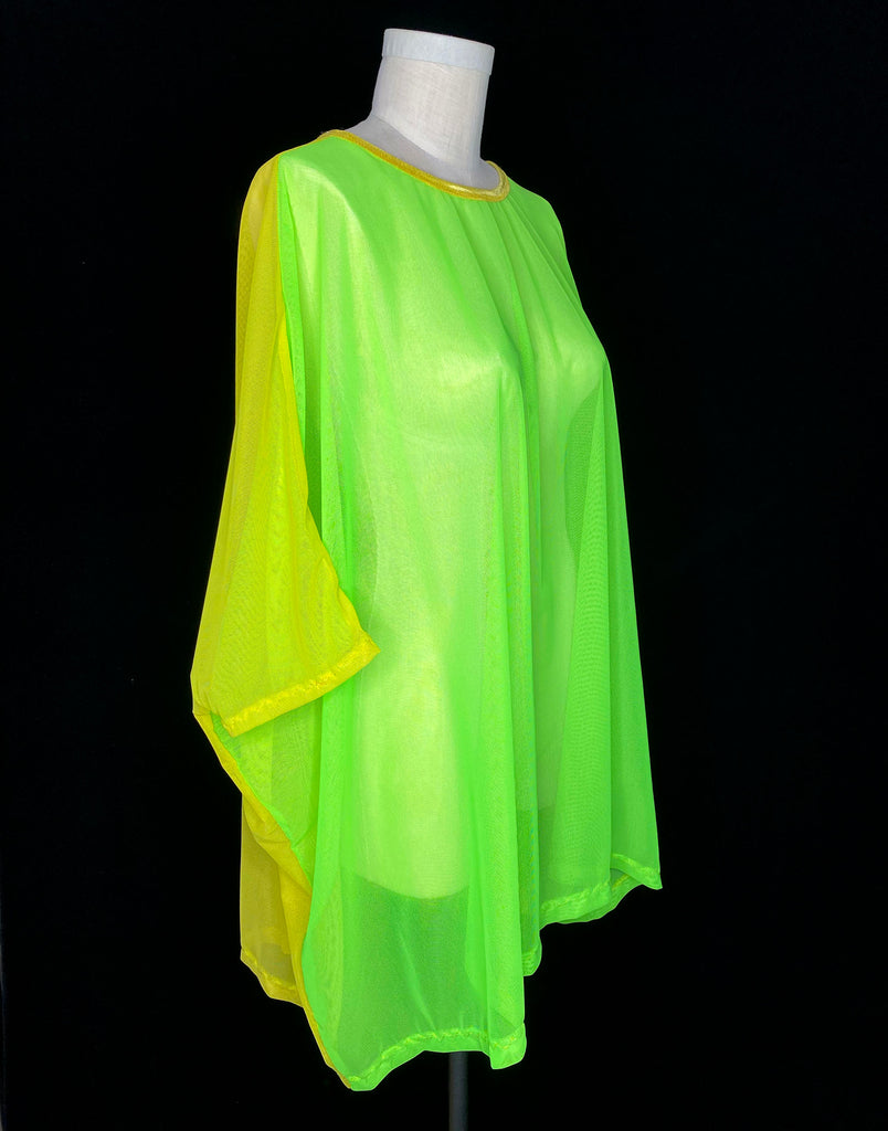 Lemon Lime Mesh Tent Dress MessQueen New York Lemon Lime Mesh Tent Dress MessQueen New York