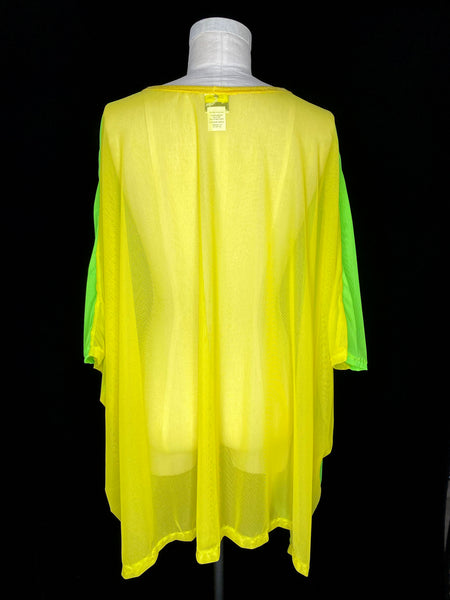 Lemon Lime Mesh Tent Dress