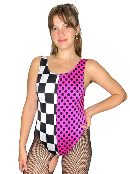 Dots + Checkers Bodysuit
