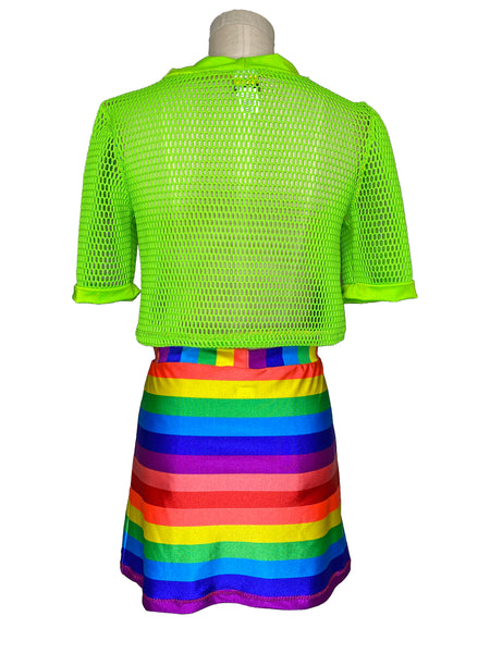Rainbow Pride Mini Skirt