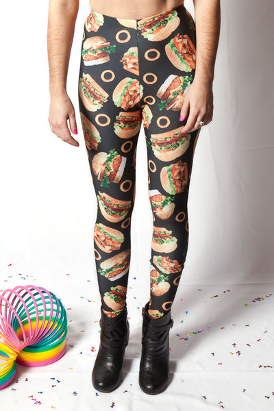 Burger Leggings (Small)