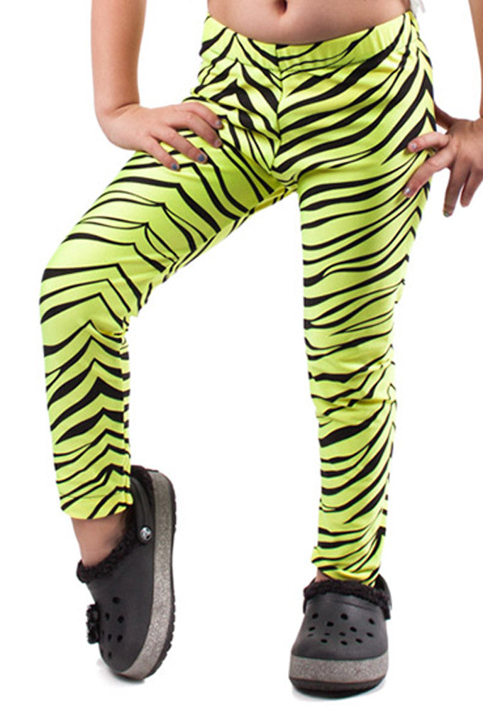 Yellow Zebra Kids Leggings – MessQueen New York