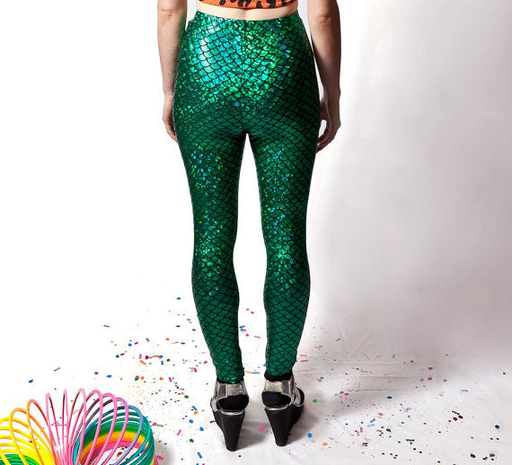 Green Mermaid Leggings – MessQueen New York